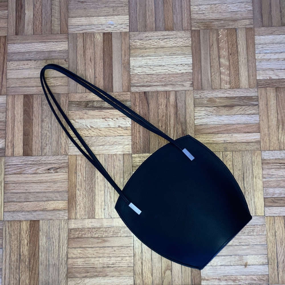 Olbrish Black Leather New Black Women's Handbag From Berlin - Picture 2 of 8